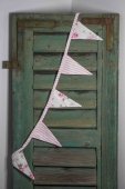 Wimpelkette Lucy 180 cm mit Rosen und Streifen Isabelle Rose